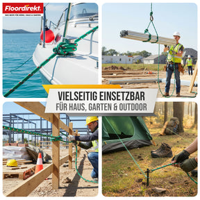 Polypropylen reb | K2 | Rivfast, UV-bestandigt og flydende universalreb | Fås i mange farver, tykkelser og længder