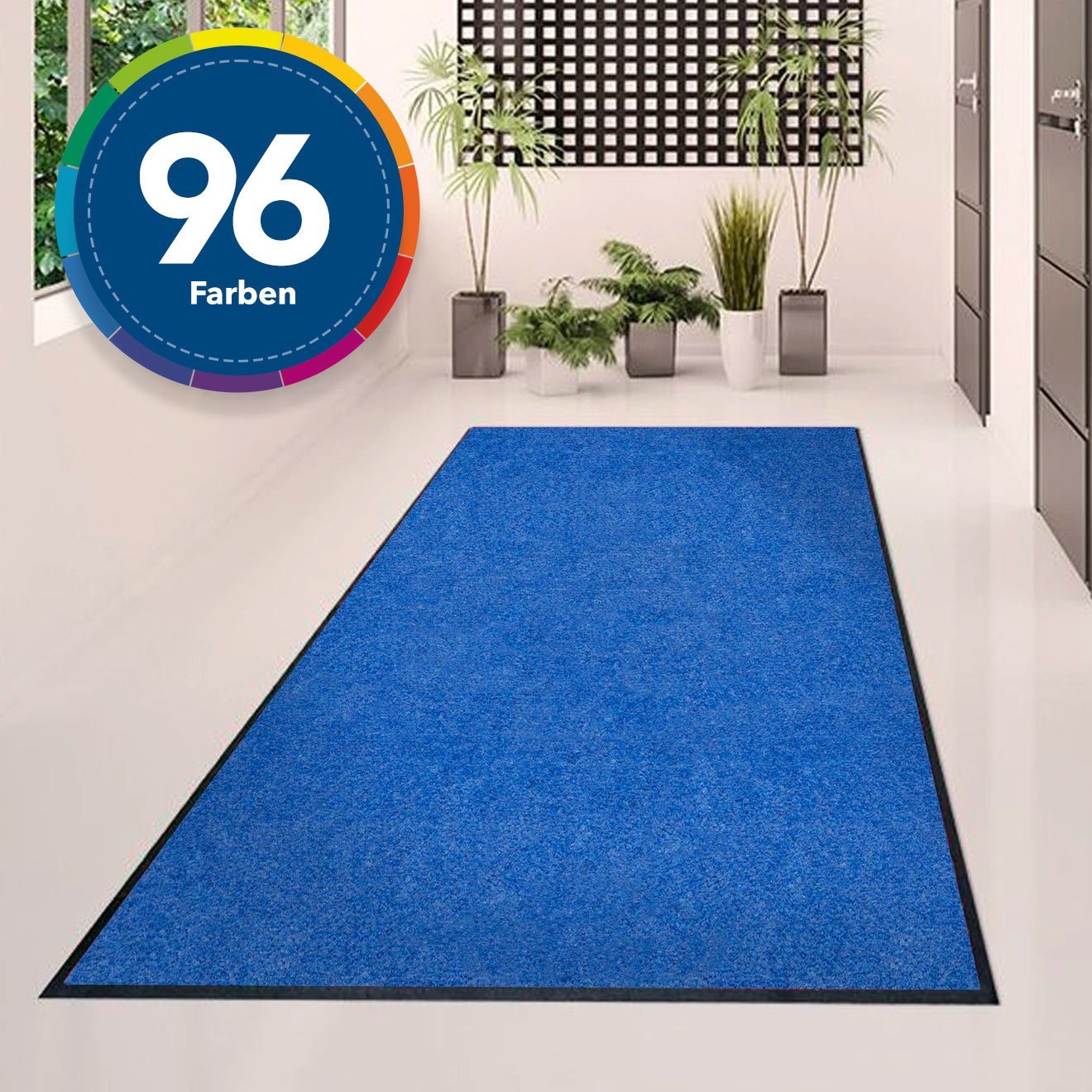 Premium Dirt Stairs Entrance Mat SKY Rainbow | Non-slip backing | Washable