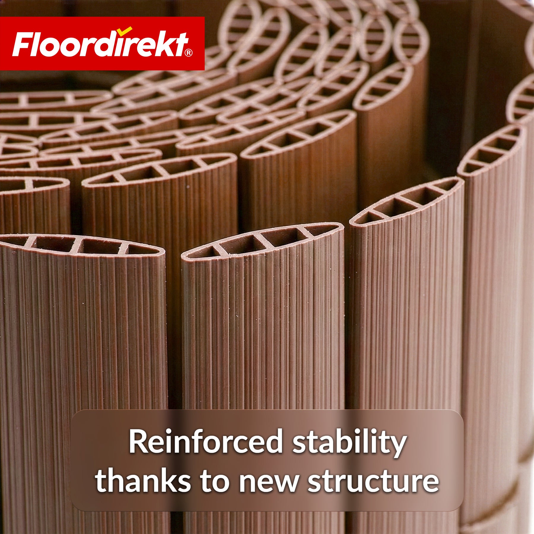 PVC-læhegn | Vejrbestandigt & UV-bestandigt | Afskærmning til altan & have | 4 farver | Fås i flere størrelser