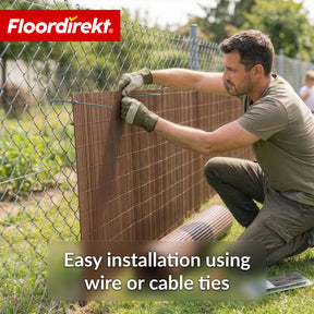 PVC-læhegn | Vejrbestandigt & UV-bestandigt | Afskærmning til altan & have | 4 farver | Fås i flere størrelser