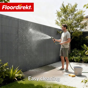 PVC-læhegn | Vejrbestandigt & UV-bestandigt | Afskærmning til altan & have | 4 farver | Fås i flere størrelser