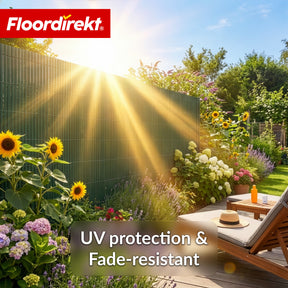 PVC-læhegn | Vejrbestandigt & UV-bestandigt | Afskærmning til altan & have | 4 farver | Fås i flere størrelser