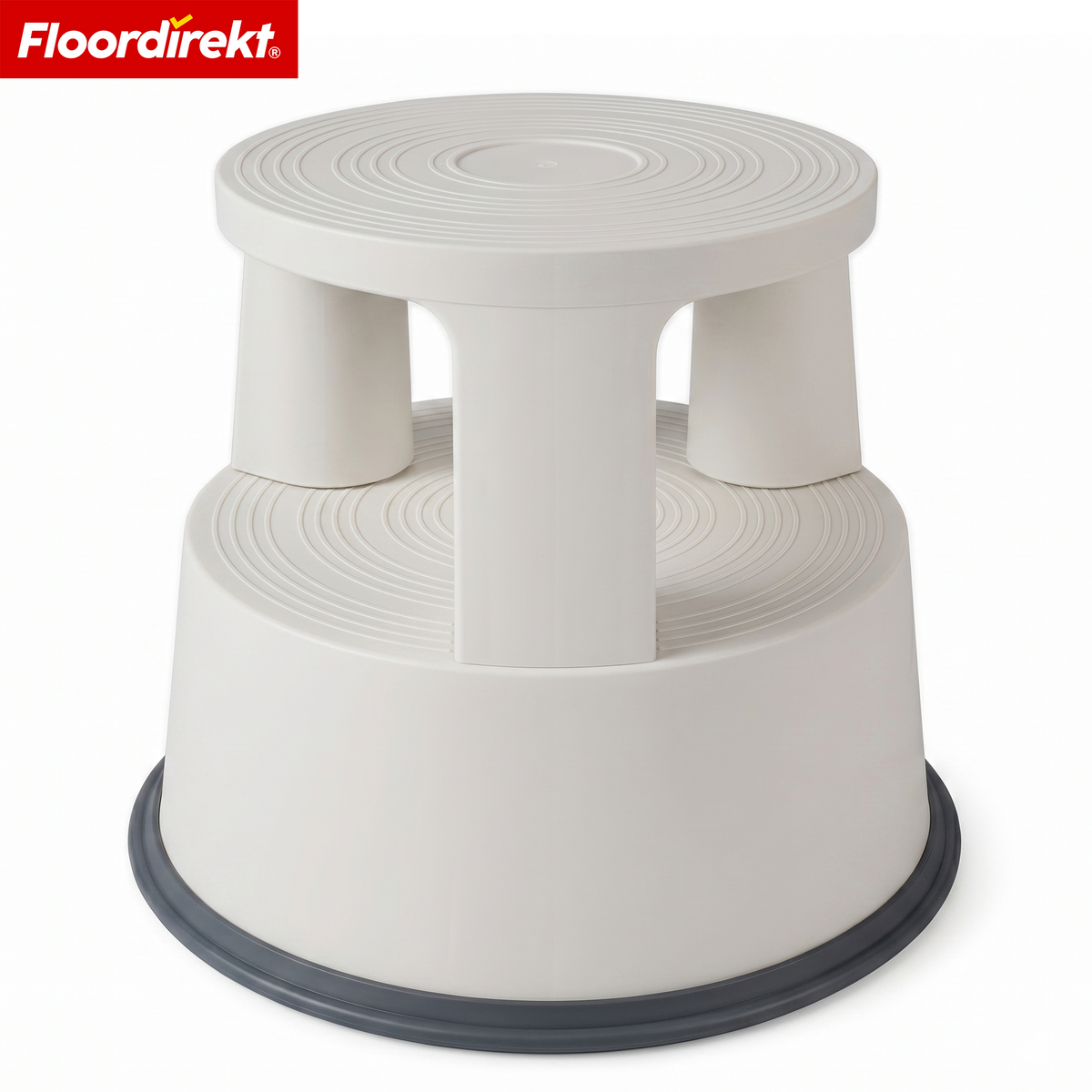Rullehocker | Plast trin med hjul (elefantfod) | skridsikker & TÜV-certificeret