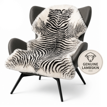 Design lammeskind | Audrey | Ægte lammeskind af 100 % fåreuld | Blødt & Naturligt