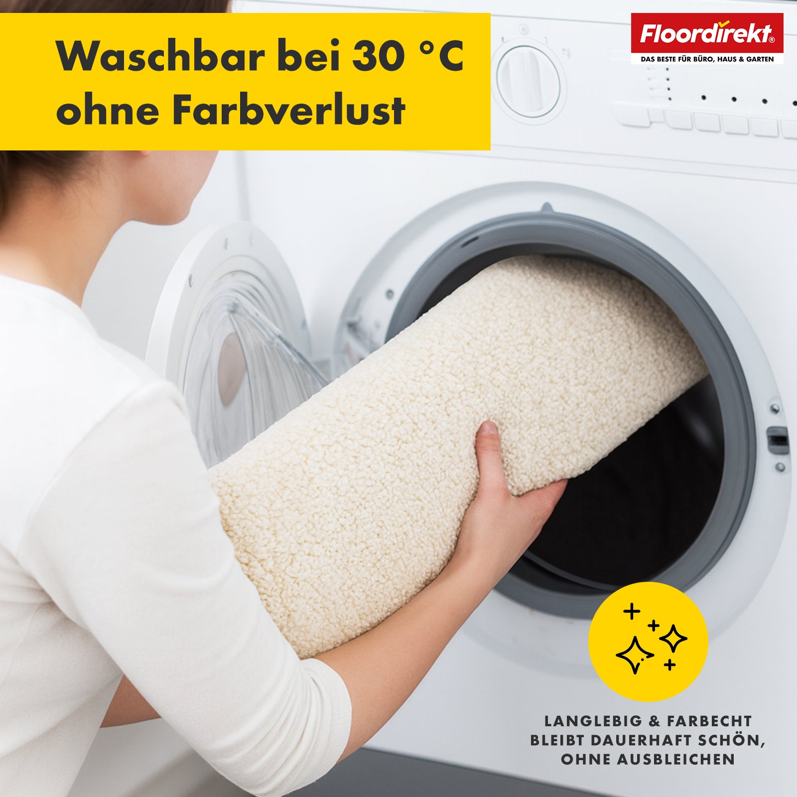 Snavsfangermåtte | Nasa | Blød og vandabsorberende fodmåtte af polyester med skridsikker underside | Forskellige farver og størrelser