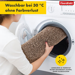 Snavsfangermåtte | Nasa | Blød og vandabsorberende fodmåtte af polyester med skridsikker underside | Forskellige farver og størrelser