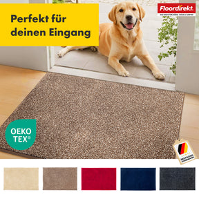 Snavsfangermåtte | Nasa | Blød og vandabsorberende fodmåtte af polyester med skridsikker underside | Forskellige farver og størrelser