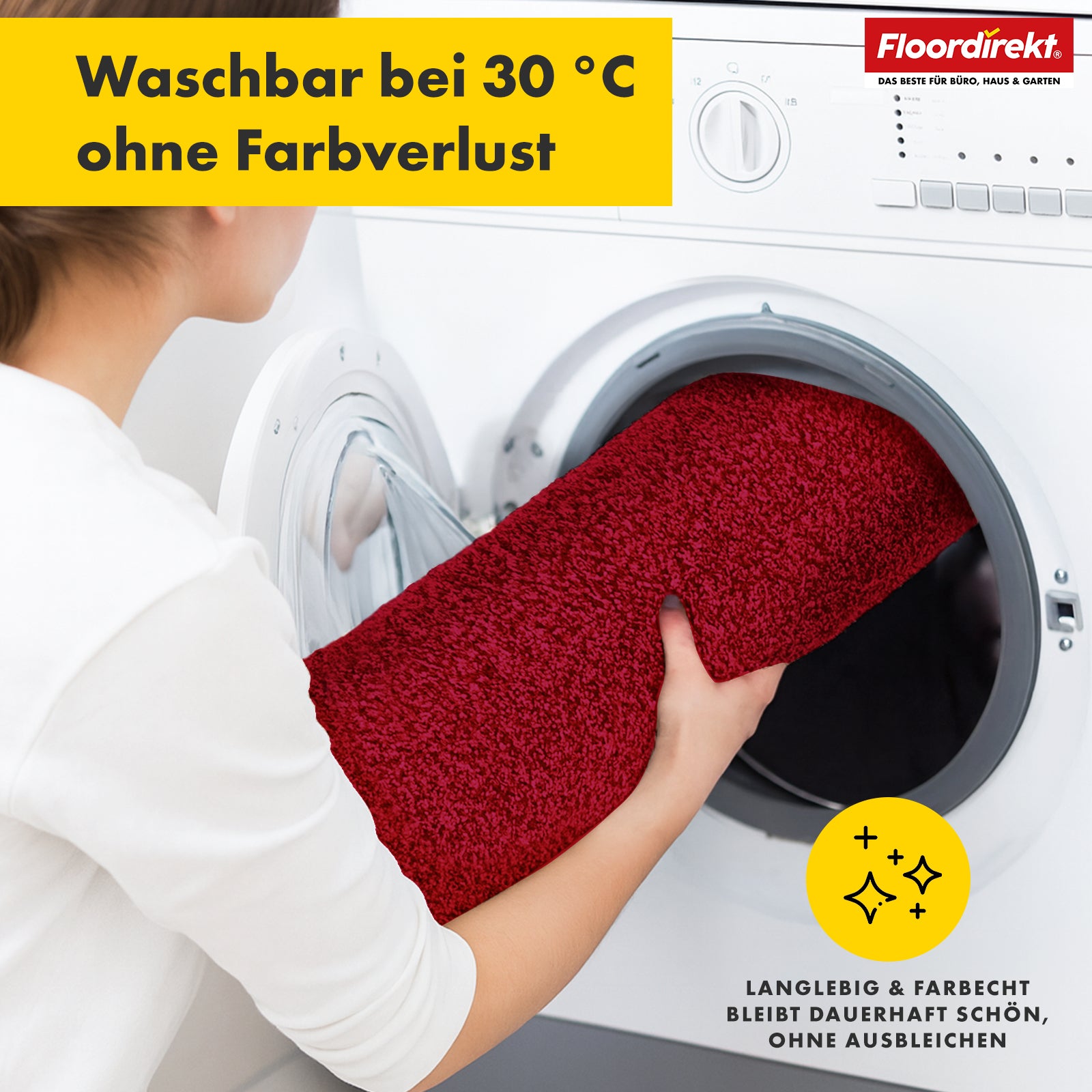Snavsfangermåtte | Nasa | Blød og vandabsorberende fodmåtte af polyester med skridsikker underside | Forskellige farver og størrelser