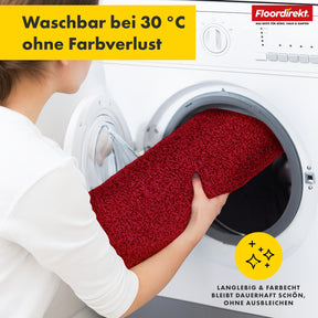 Snavsfangermåtte | Nasa | Blød og vandabsorberende fodmåtte af polyester med skridsikker underside | Forskellige farver og størrelser