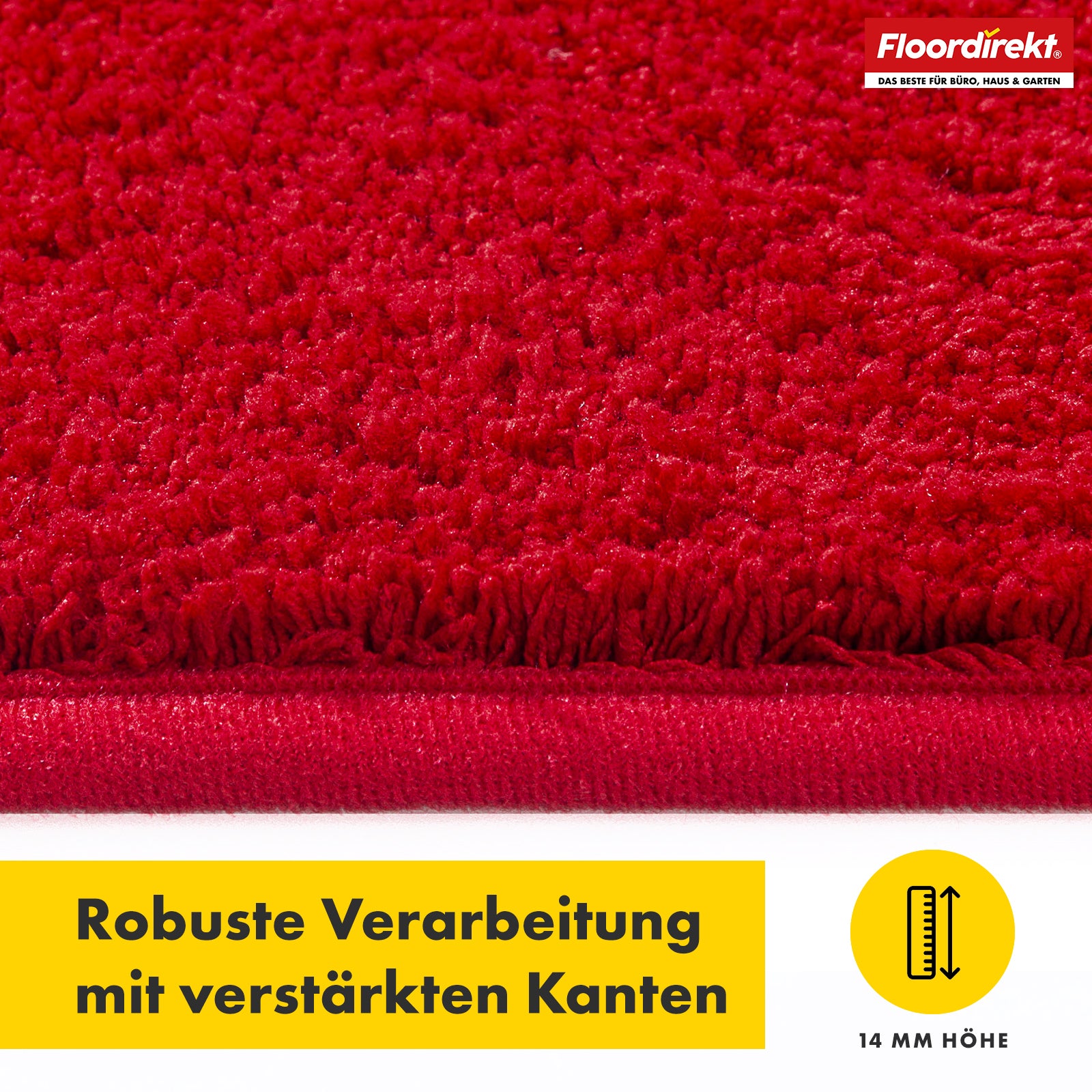 Snavsfangermåtte | Nasa | Blød og vandabsorberende fodmåtte af polyester med skridsikker underside | Forskellige farver og størrelser