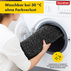 Snavsfangermåtte | Nasa | Blød og vandabsorberende fodmåtte af polyester med skridsikker underside | Forskellige farver og størrelser
