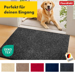 Snavsfangermåtte | Nasa | Blød og vandabsorberende fodmåtte af polyester med skridsikker underside | Forskellige farver og størrelser