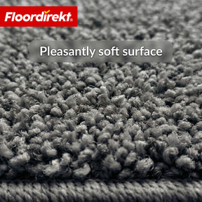 Trappemåtter | Madrid | Halvrund shaggy trappetrinsmåtte, selvklæbende & lyddæmpende