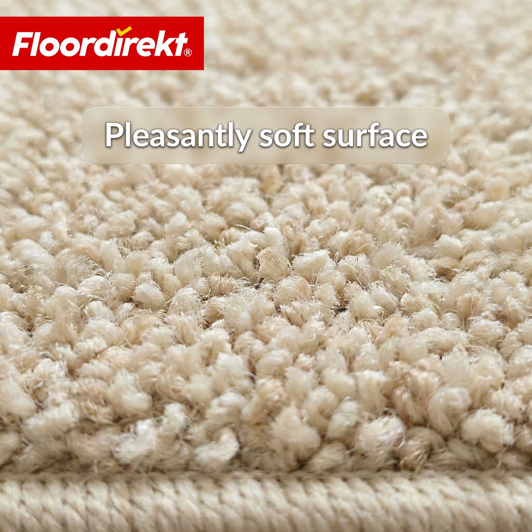 Trappemåtter | Madrid | Halvrund shaggy trappetrinsmåtte, selvklæbende & lyddæmpende