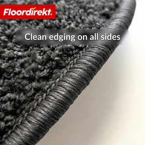 Trappemåtter | Madrid | Halvrund shaggy trappetrinsmåtte, selvklæbende & lyddæmpende