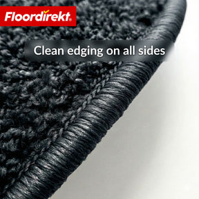 Trappemåtter | Madrid | Halvrund shaggy trappetrinsmåtte, selvklæbende & lyddæmpende