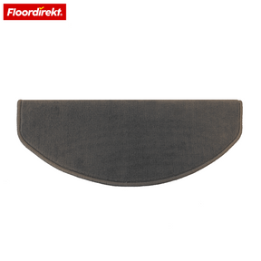 Velour-trappemåtte | Wien | Halvrund, skridsikker trappemåtte i robust polypropylen | Trappebeskyttelse, lyddæmpende & antistatisk | Fås i 4 moderne farver