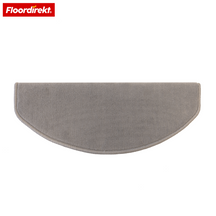 Velour-trappemåtte | Wien | Halvrund, skridsikker trappemåtte i robust polypropylen | Trappebeskyttelse, lyddæmpende & antistatisk | Fås i 4 moderne farver