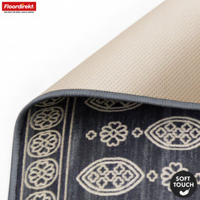 Boligtæppe | Marrakesh | Klassisk tæppe med orientalsk mønster | Skridsikkert, slidstærkt & nemt at vedligeholde | Fås i flere størrelser