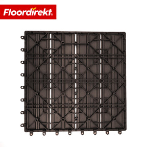WPC-terrasseflise | Noble 3D | Moderne klikflise 30 x 30 cm til altan & terrasse