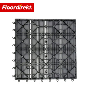 WPC-terrasseflise | Noble 3D | Moderne klikflise 30 x 30 cm til altan & terrasse
