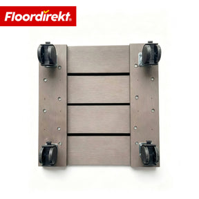 WPC-plantevogn | Marquis | Rulleunderlag 30 x 30 cm | 360° drejehjul med bremse | Belastningsevne op til 80 kg