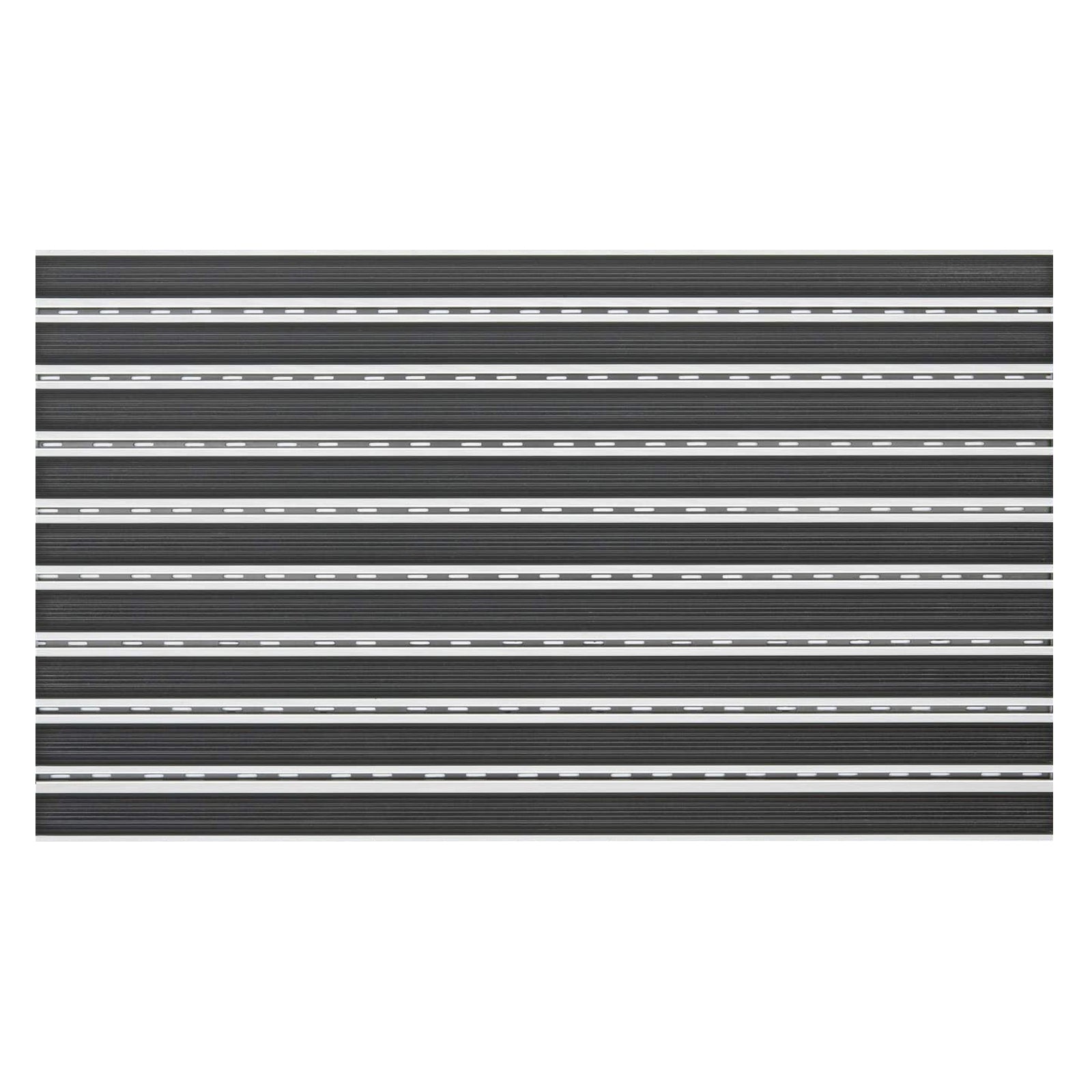 ✂ Entrance mat Aluflex JR Rubber | 12 mm | Profile rubber | UV resistant