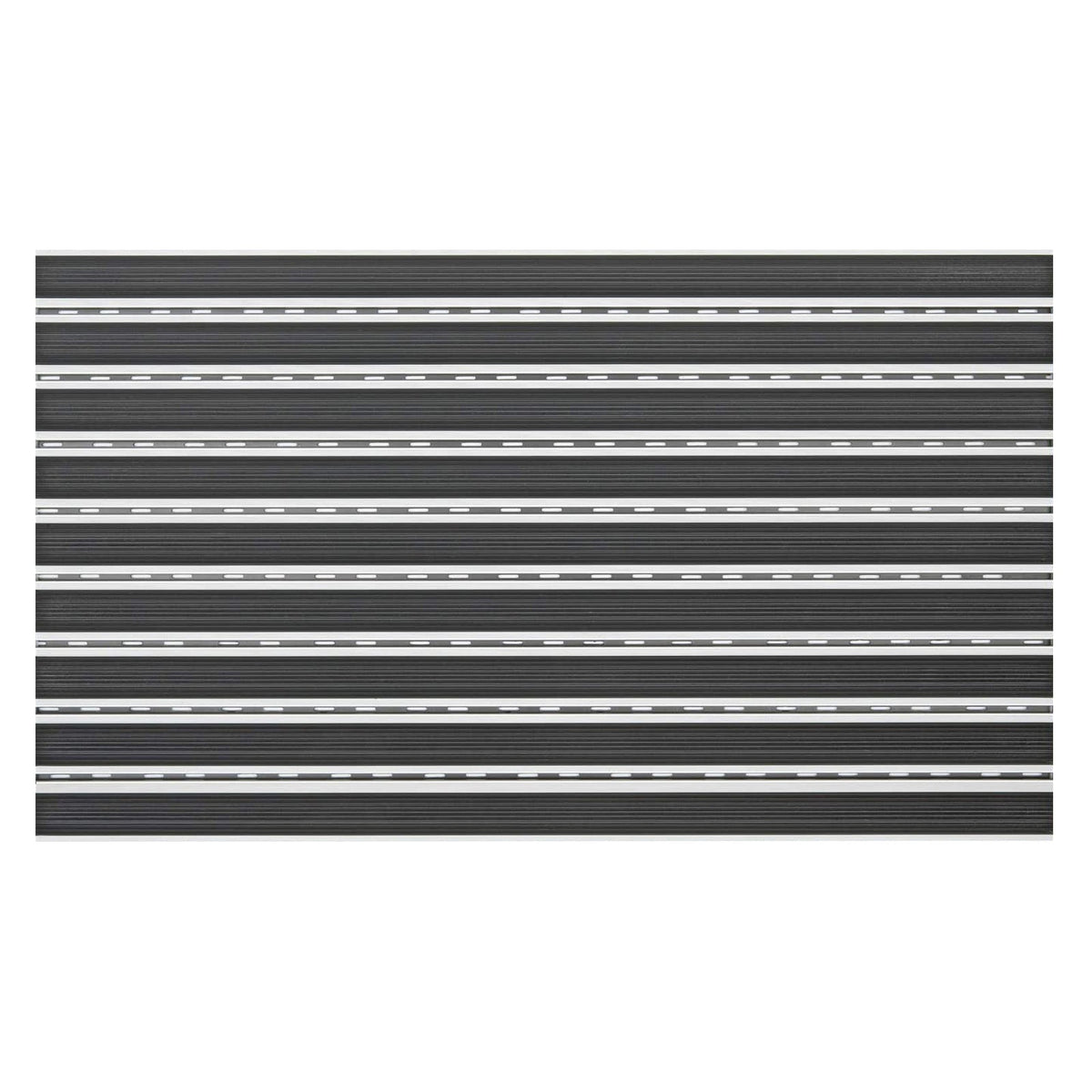 ✂ Entrance mat Aluflex JR Rubber | 12 mm | Profile rubber | UV resistant